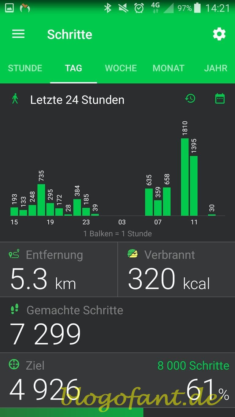 MiBandMaster Schritte